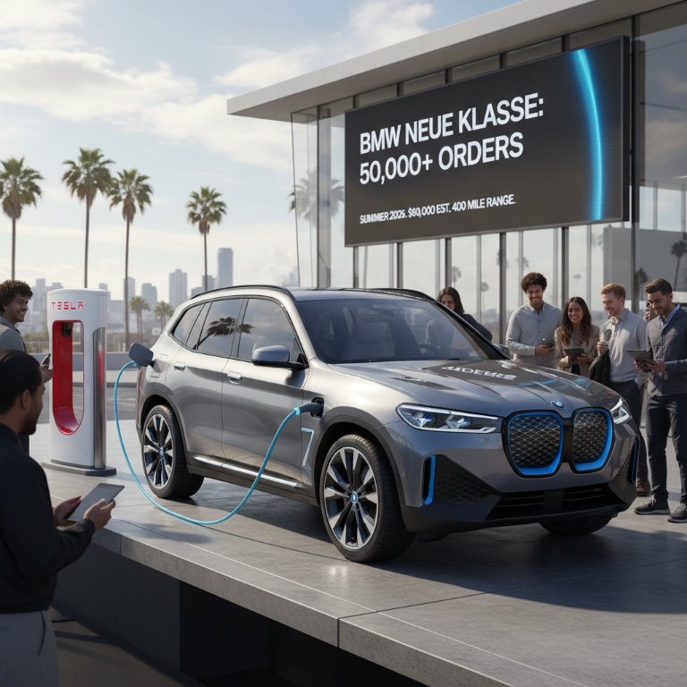 BMW's Neue Klasse iX3 Storms Ahead with 50,000 Pre-Orders: Munich's True EV Era Begins