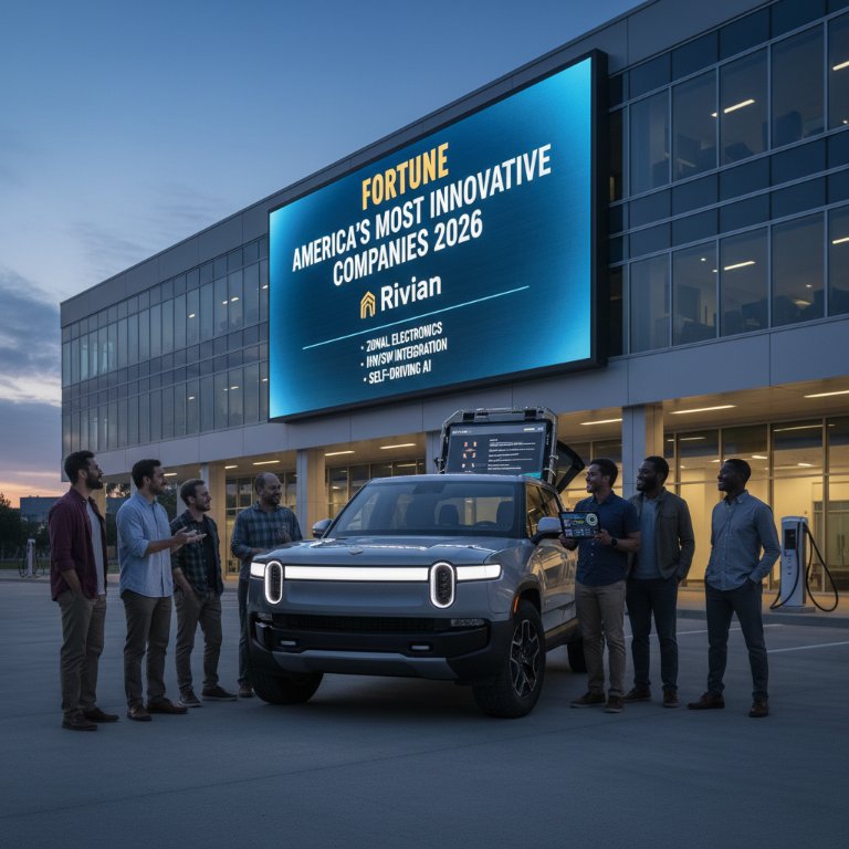 Rivian's Foundational Tech Prowess Earns Spot on Fortune's Most Innovative List