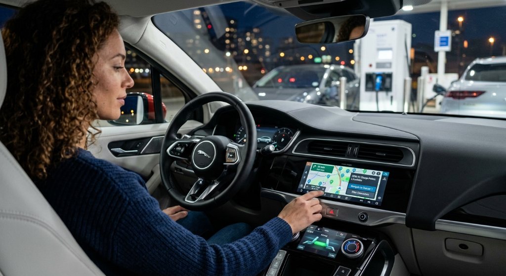 JLR Upgrades EV Software to Crush Range Anxiety with HERE Technologies Mapping Partnership