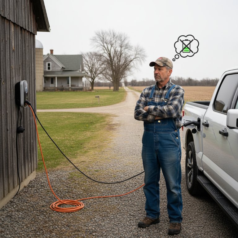 Cracking the Code: Misinformation, Not Just Miles, Stalls Rural EV Adoption
