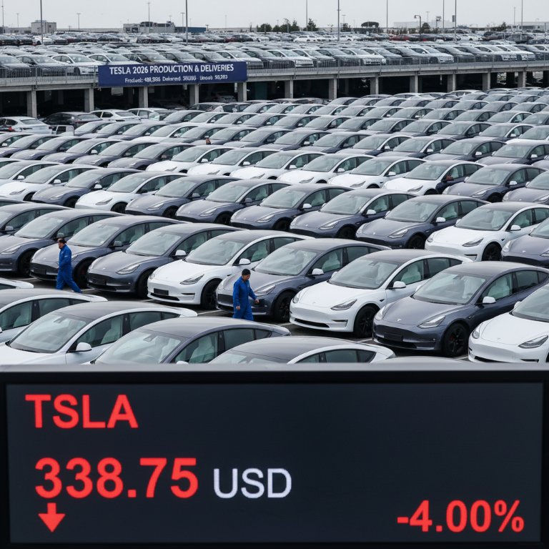 Tesla's Q1 Delivery Miss Signals Deeper Market Correction, Leaves 50,000 Vehicles Unsold