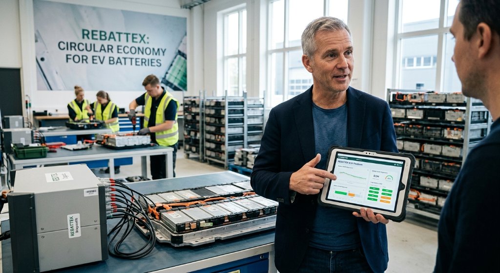 Unlocking Europe’s EV Goldmine: REBATTEX Builds B2B Exchange to Stop Premature Battery Shredding
