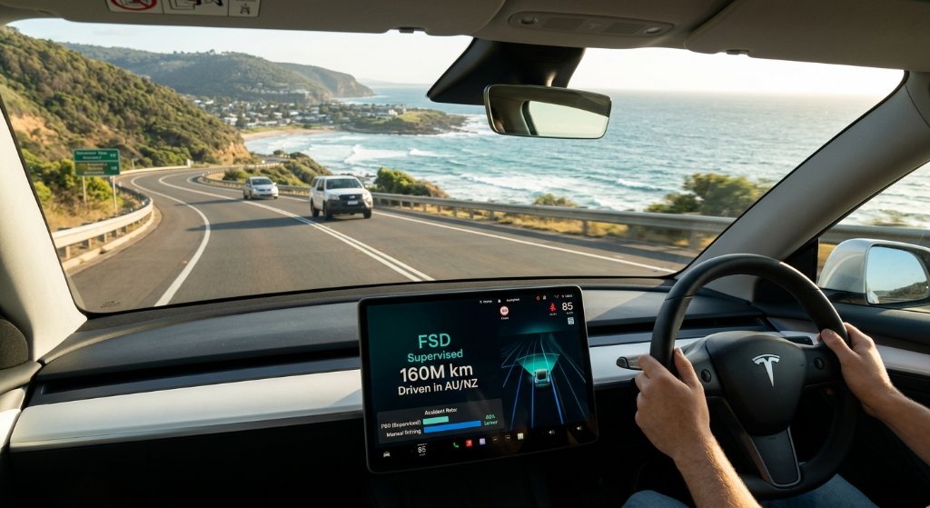 Data Speaks: Tesla FSD Proves 40% Safer in First Right-Hand Drive Markets, Forcing Insurers to Take Notice