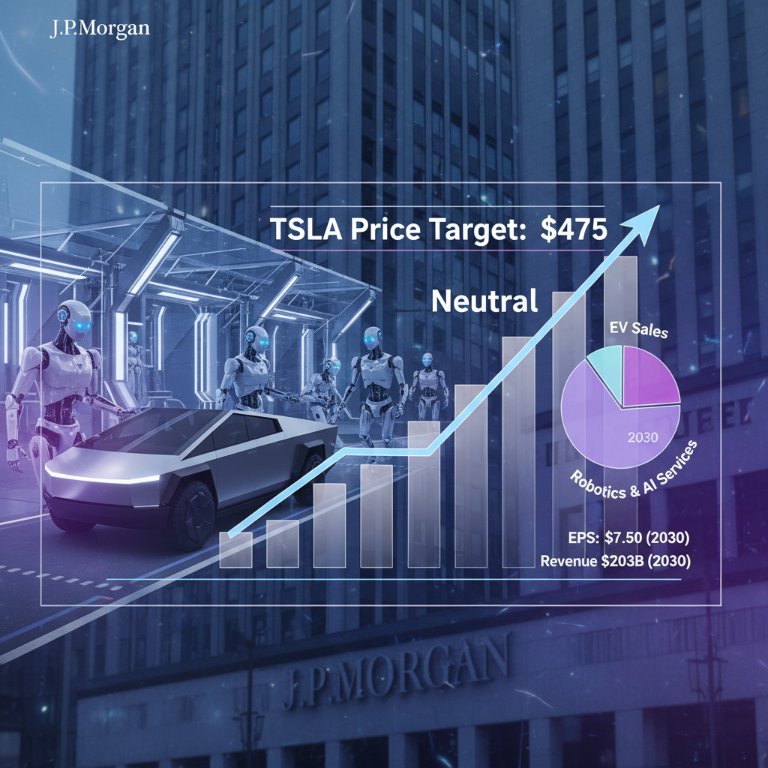J.P. Morgan Reimagines Tesla's Future: AI and Robotics Propel Massive Valuation Upgrade