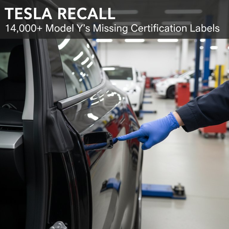 Tesla's Latest Model Y Recall: Missing Labels Spark Renewed Quality Control Concerns