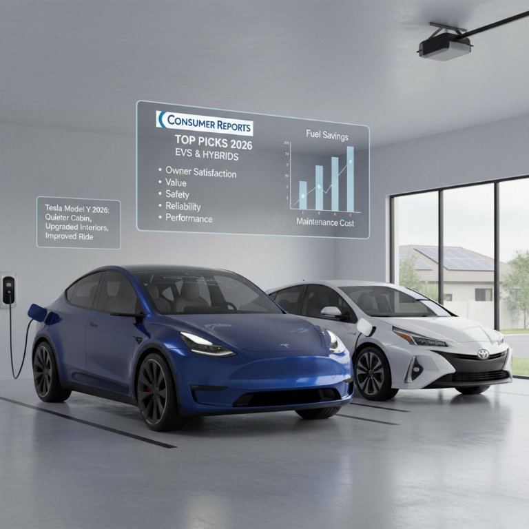 A Watershed Moment: Consumer Reports' 2026 Top 10 Exclusively Features Electrified Vehicles, Bolstered by Tesla Model Y's Refined Comeback