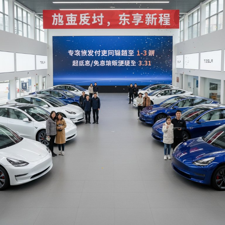 Tesla's China Playbook Evolves: Record-Low Delivery Times Meet Aggressive Financing Push