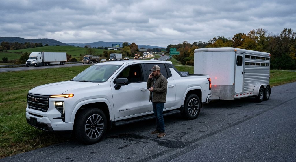 The 10% Cliff: Why a GMC Sierra EV's Sudden Range Collapse Exposes a Critical Vulnerability in Electric Towing