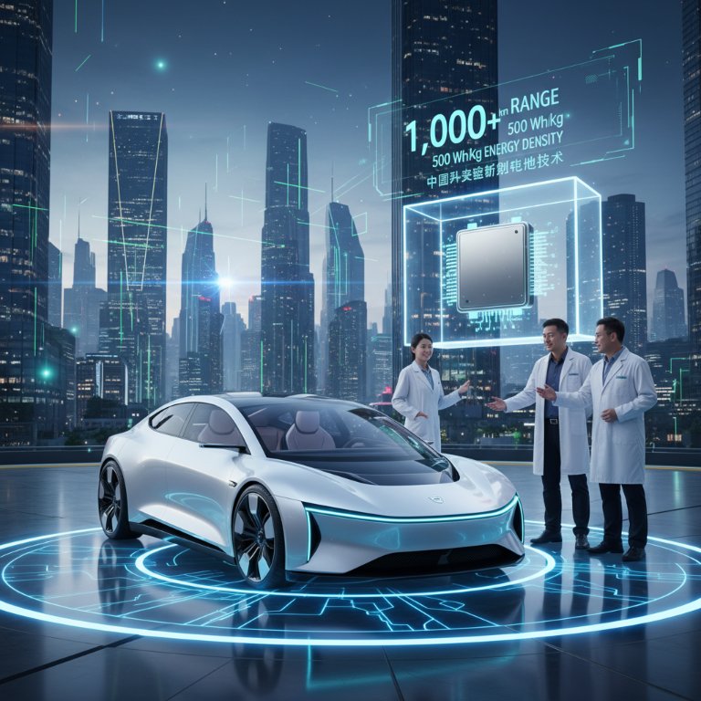 China Unveils 500 Wh/kg "Super Battery," Poised to Shatter EV Range Barriers by 2026