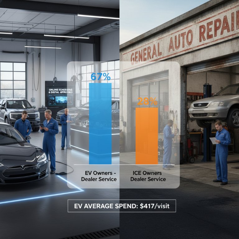 EV Owners Become Dealerships' Unlikely Service Saviors Amidst Shifting Aftermarket Trends