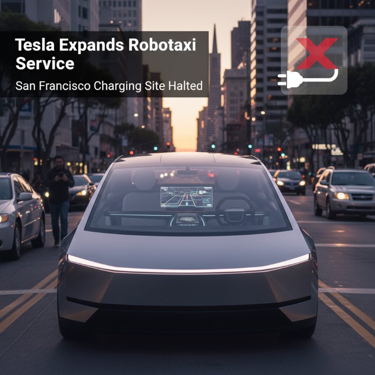 Tesla's Robotaxi Offensive Gains Ground While Union Opposition Stalls SF Charging Hub