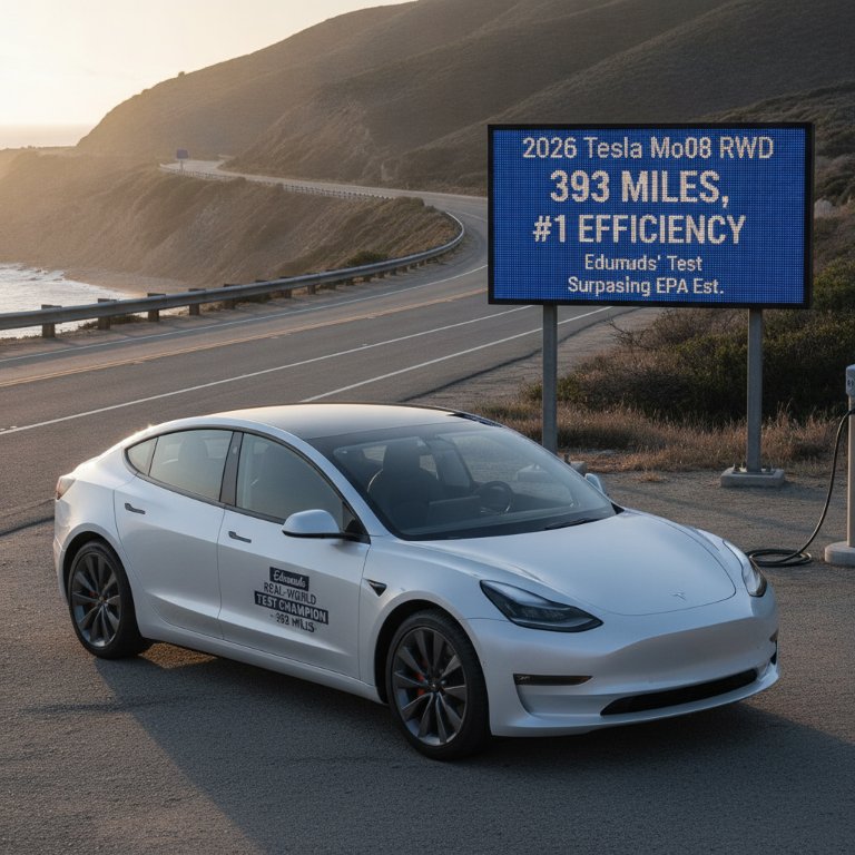 Tesla Model 3 RWD Obliterates EPA Estimates, Sets New Real-World Efficiency Benchmark