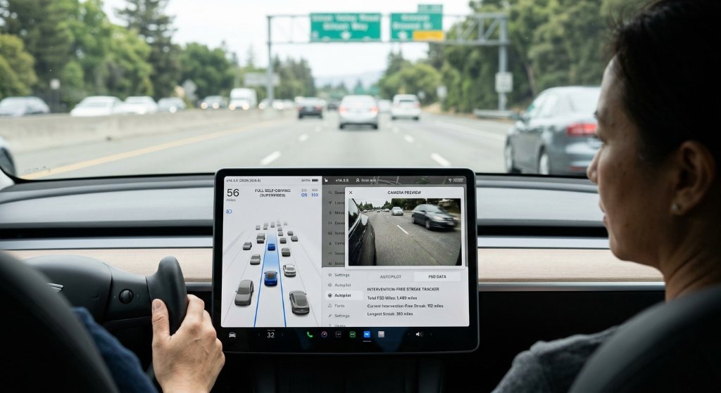 Tesla’s FSD v14.3.5 Gamifies Autonomy: Streak Tracking and Live Camera Previews Signal a Bold New Era for AI4 Owners