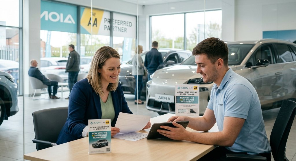 GAC’s AION V Moves for the Jugular in UK EV Market With 0% APR, Zero-Deposit, and Nationwide AA Support