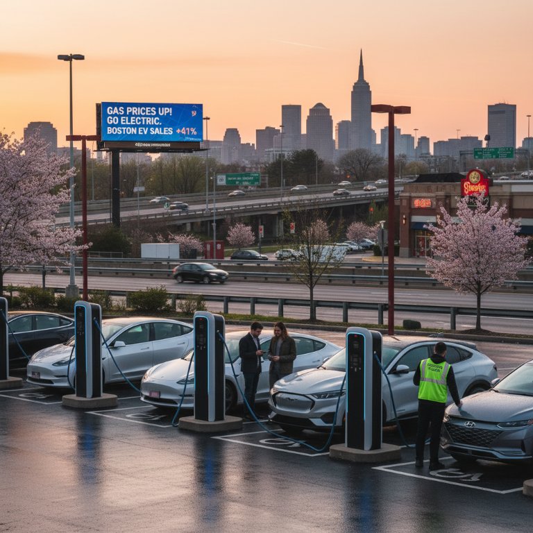Boston Bucks National Trend: Gas Price Surge Ignites Local EV Boom