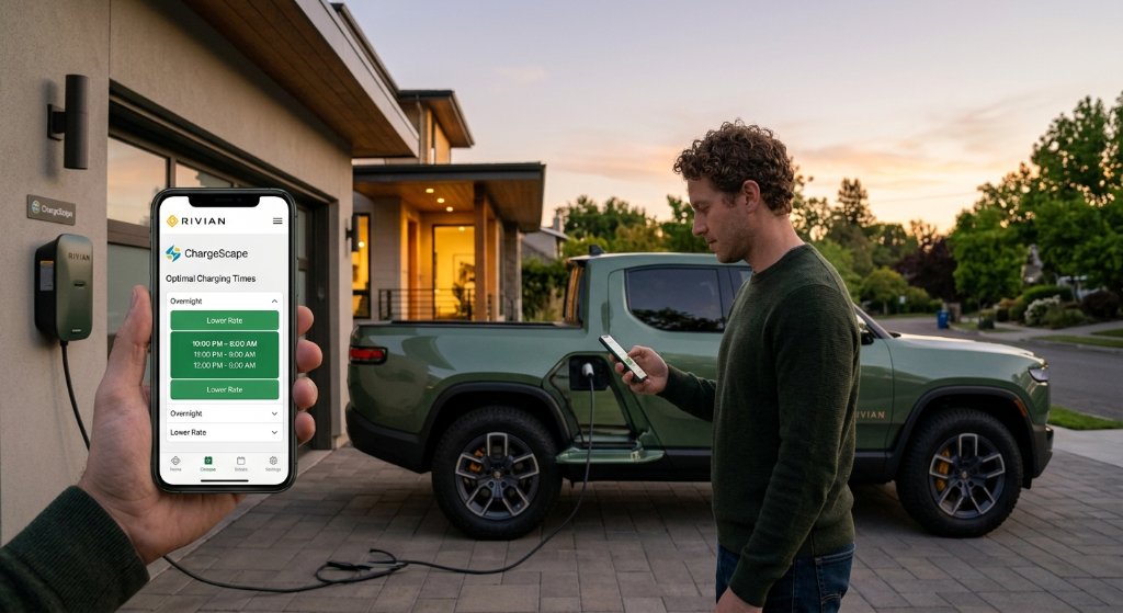 Rivian Partners With ChargeScape to Turn Its Giant Batteries Into Grid-Saving Cash Cows