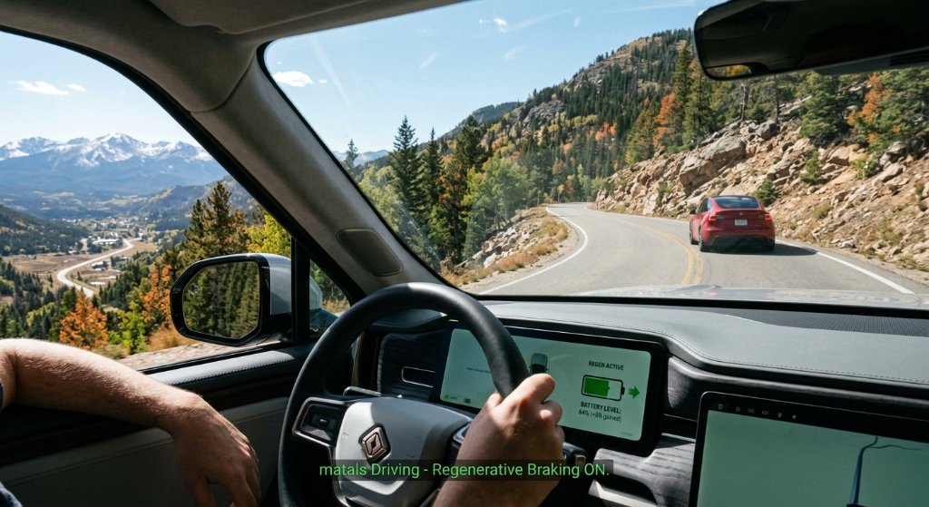 Gravity Wins: How Smart EV Drivers Are Turning Mountain Descents Into Massive Range Gains