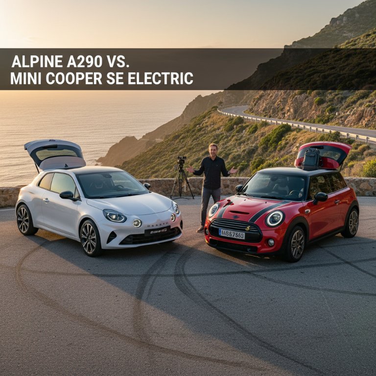 Electric Hot Hatch Showdown: Alpine A290 and Mini Cooper SE Redefine Driver's Choice