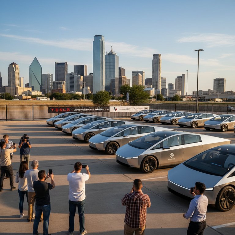 Tesla's Robotaxi Ambition Accelerates: Cybercabs Descend on Dallas, Paving the Way for Commercial Autonomy