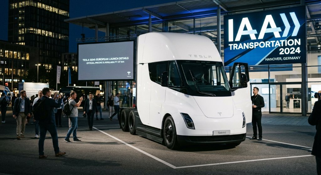 Tesla Semi Targets Europe: Hanover Debut Triggers Electric Freight War with Volvo and Mercedes