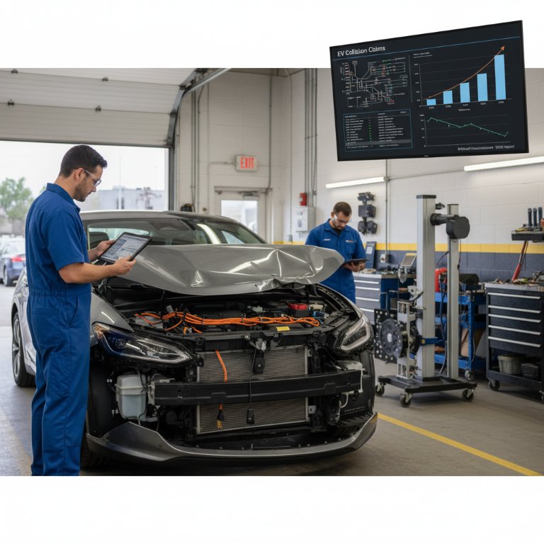EV Collision Claims Accelerate Amid Cooling Sales: The Hidden Costs of Advanced Tech