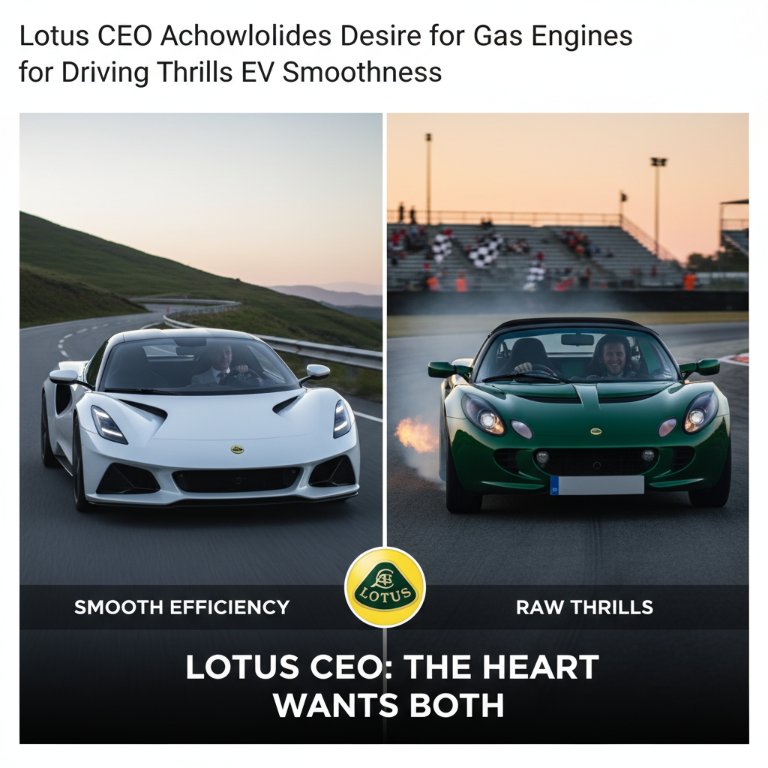 Lotus Hits the Brakes on EV Charge, Re-Igniting ICE for Performance Purity