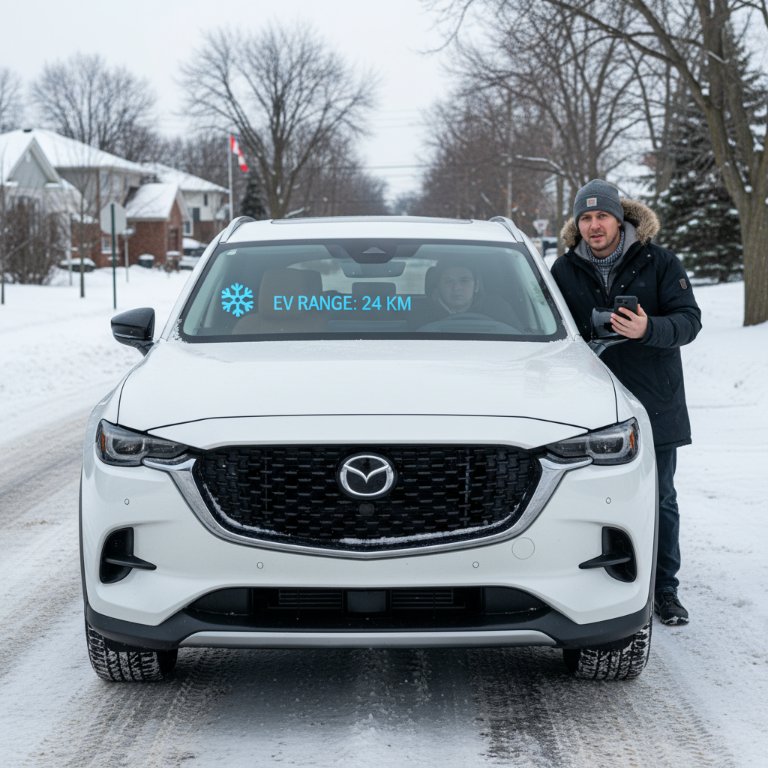 Mazda CX-90 PHEV's Icy Reality: Real-World Range Halves in Cold, Challenging Daily Utility