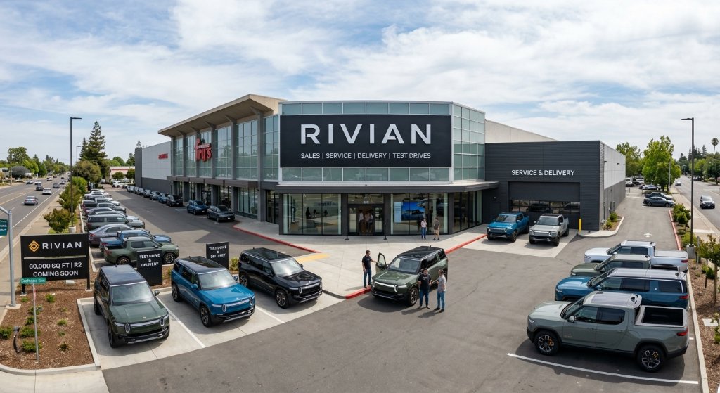 Rivian Secures 60,000-Square-Foot Sacramento Stronghold as R2 Delivery Blitz Begins