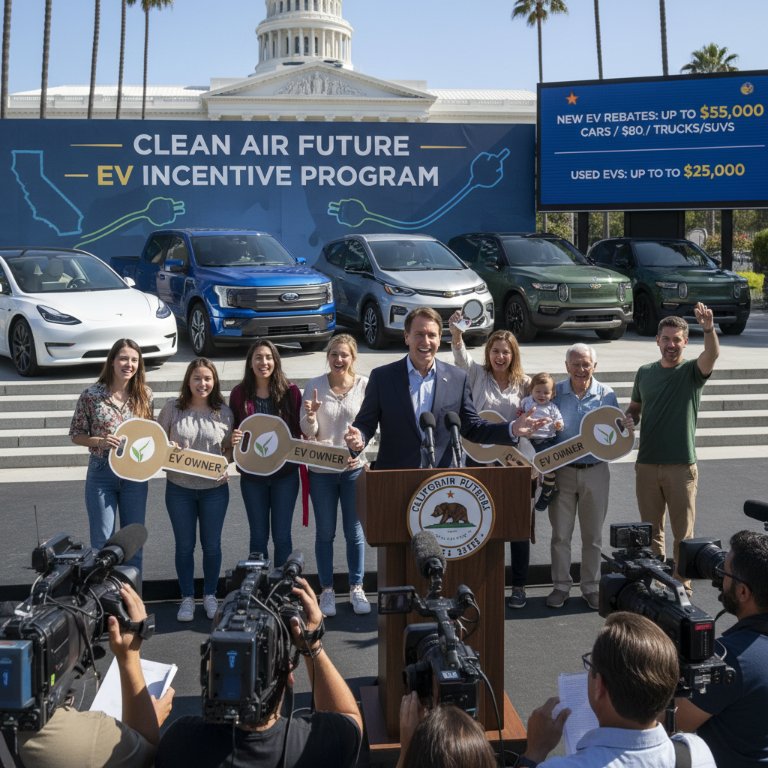 California Unveils $200 Million EV Incentive for First-Time Buyers: A Game Changer for Market Adoption