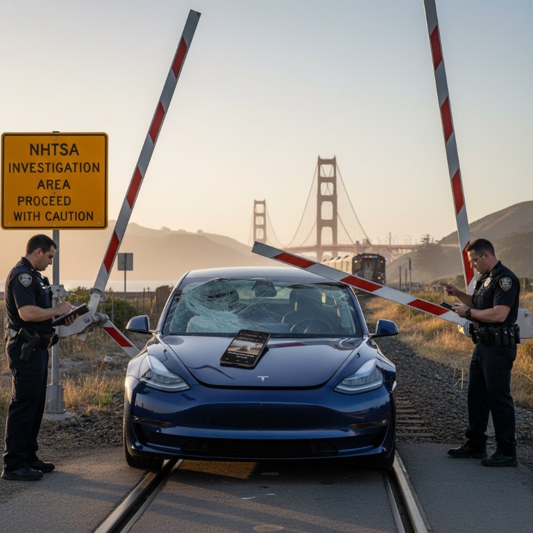 Tesla FSD's Latest Railroad Crossing Failure Ignites Fresh Regulatory Firestorm