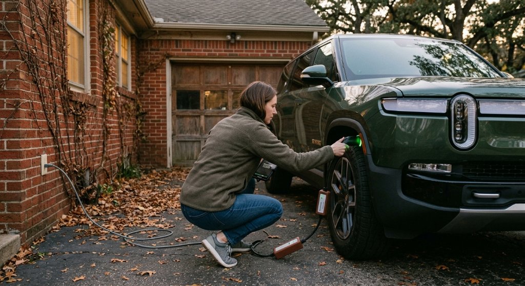 Don't Underestimate the Wall Outlet: How a Rivian R1S Owner Proved Level 1 Charging Is the Ultimate Overnight Life Hack