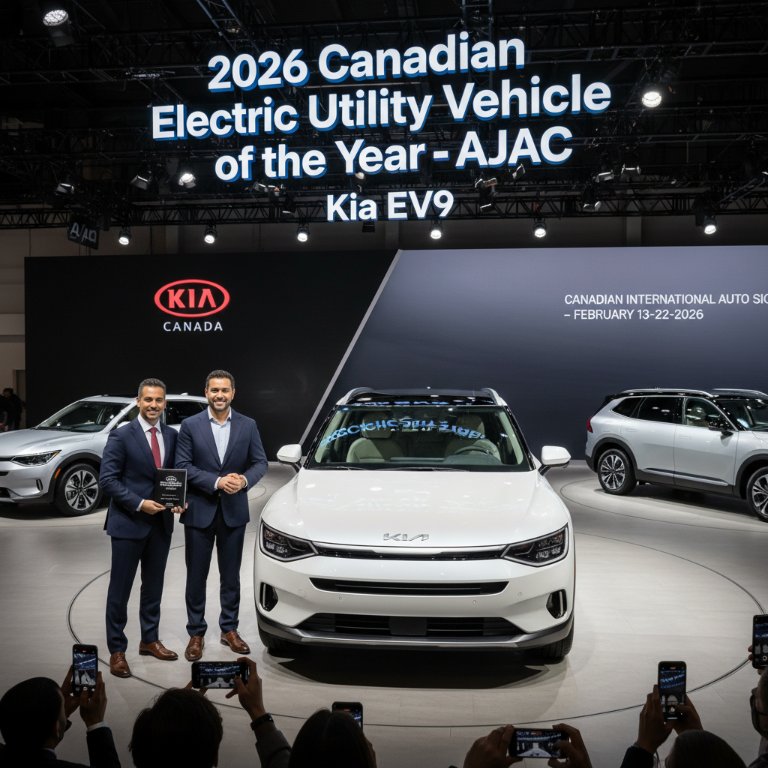 Kia EV9 Cements Premium EV Status with 2026 Canadian Electric Utility Vehicle of the Year Title