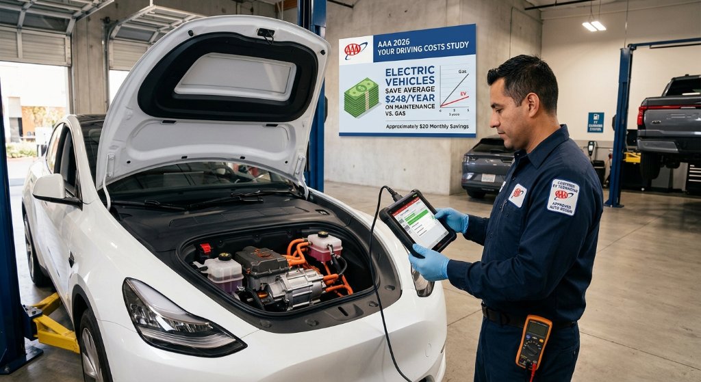 The $20-A-Month Advantage: AAA Proves Electric Vehicles Slash Maintenance Costs, But There's A Catch