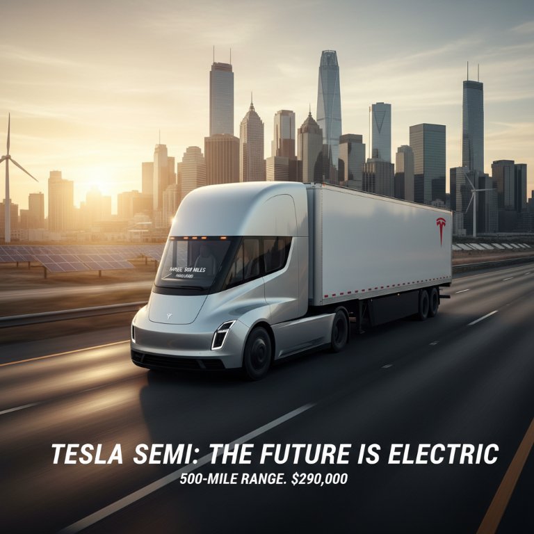 Tesla Semi Breaks Cover with a $290,000 Price Tag: Reshaping the Electric Trucking Landscape