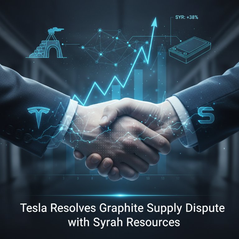Tesla Secures Critical Graphite Supply, Ending Year-Long Standoff with Syrah Resources