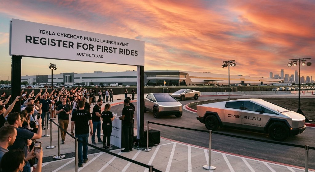 No Steering Wheel, No Pedals: Tesla Deploys First Fleet of Custom Cybercabs in Texas Ahead of Landmark Launch
