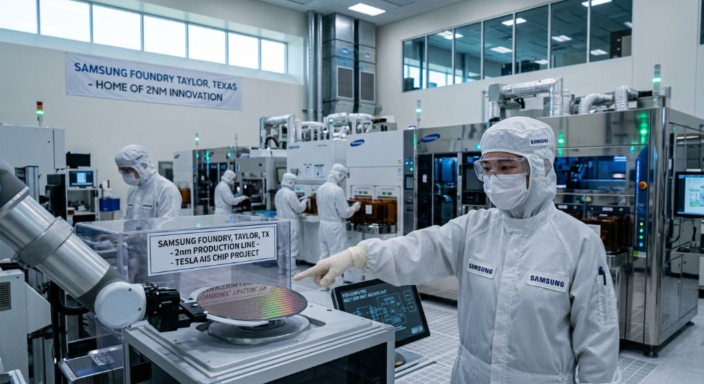 Tesla’s Autonomous Future Gets a Massive Power-Up: Samsung Tapes Out Next-Gen 2nm AI5 Chip