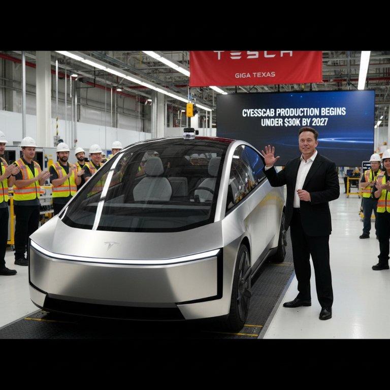 Giga Texas Unleashes Cybercab: Tesla's Bold Play for Affordable Autonomous Mobility