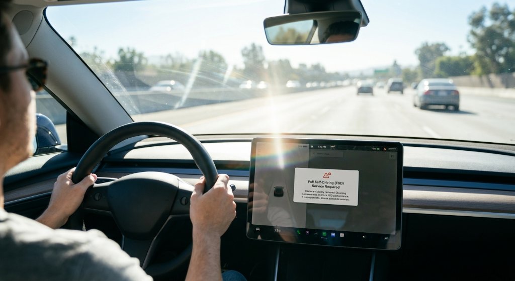 Phantom Grime: Tesla's FSD v14.3.9 Bug Falsely Flags Clean Cameras, Forcing Proactive Service Cancellations