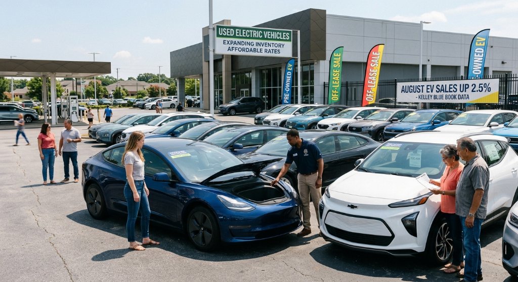 EV Market Recalibrates: August Sales Rise 2.5% as Off-Lease Tsunami Sparks Pre-Owned Gold Rush
