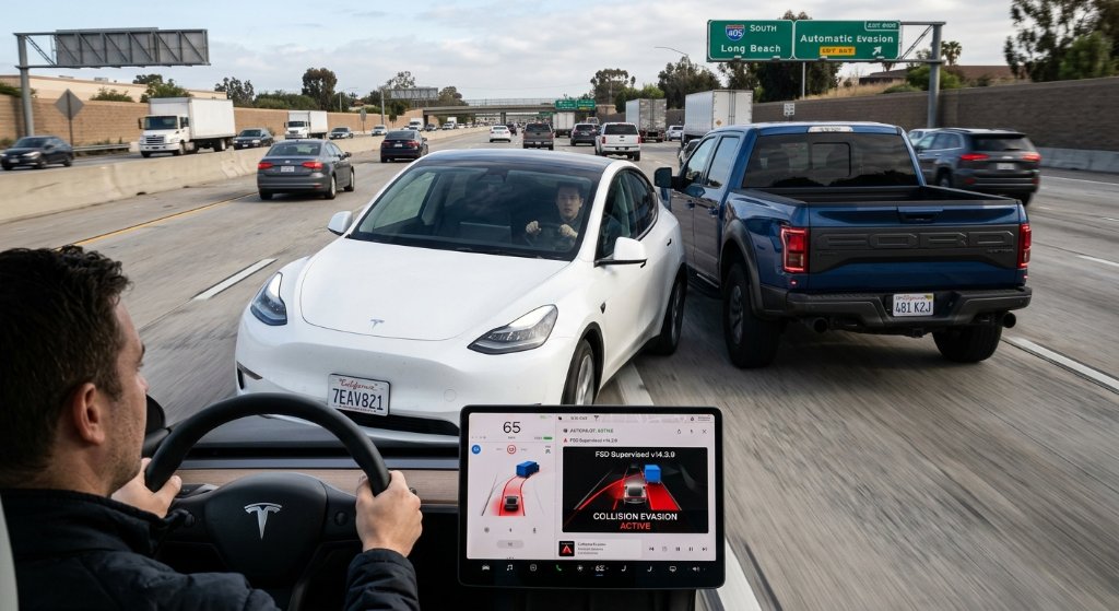 Tesla FSD v14.3.9 Redefines Active Safety: Your Car Will Now Take the Wheel to Evade Crashes