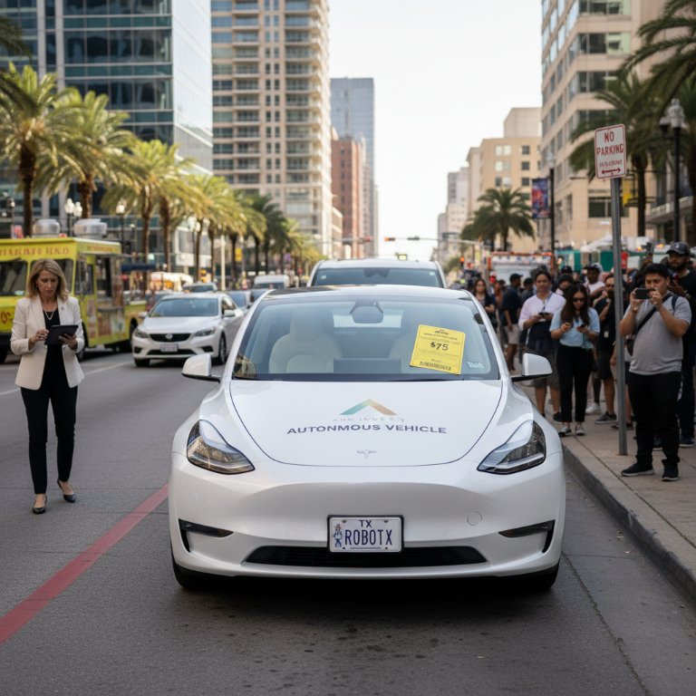 Tesla Robotaxi's $75 Reality Check: An Unsupervised Parking Blunder in Austin Rattles Autonomous Ambitions