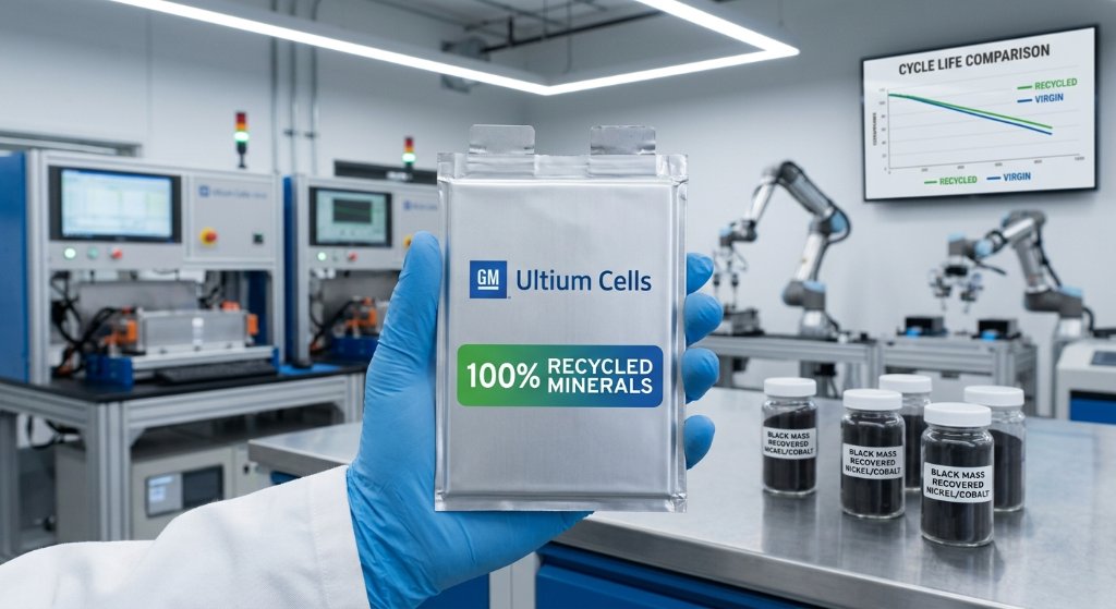 GM Cracks the Circular Battery Code with 100% Recycled Ultium Cells