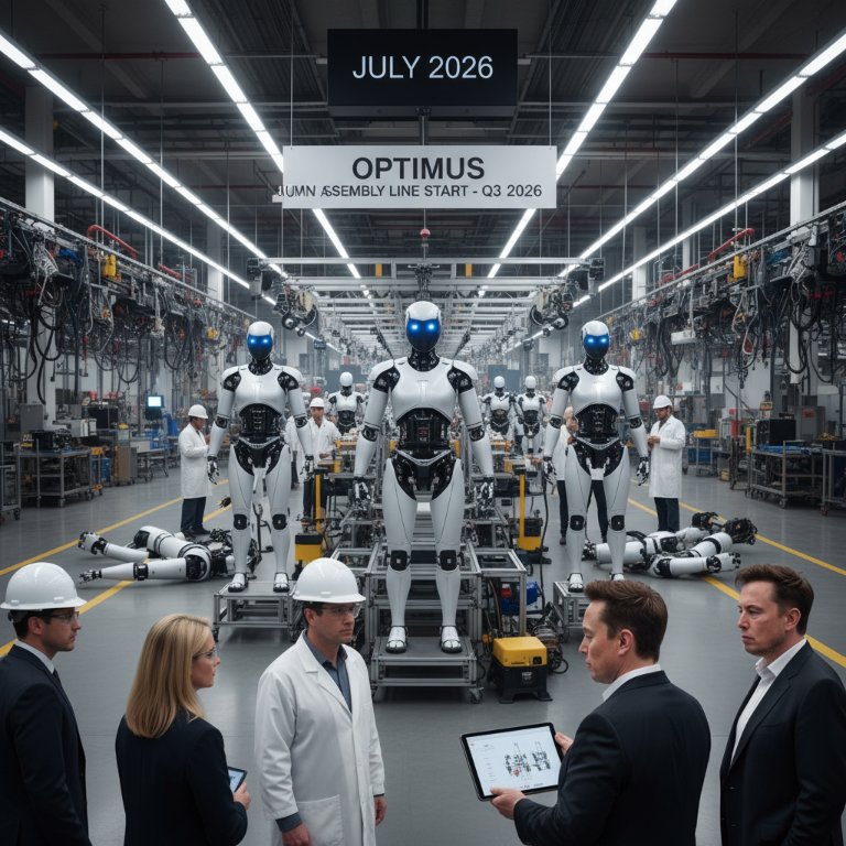 Robots Over Cars: Tesla's Fremont Factory Pivots to Optimus Production