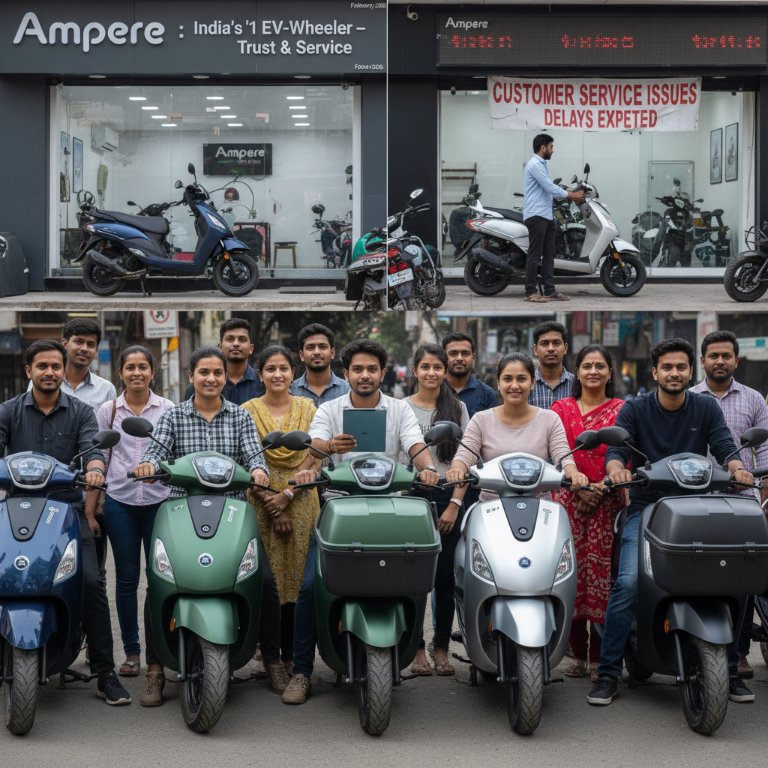 Service Trumps Spectacle: Ampere Dethrones Ola as India's Leading Electric Scooter Brand