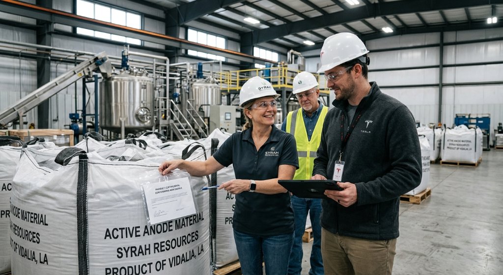 Tesla Rescues Landmark US Graphite Deal to Break China’s Battery Stranglehold