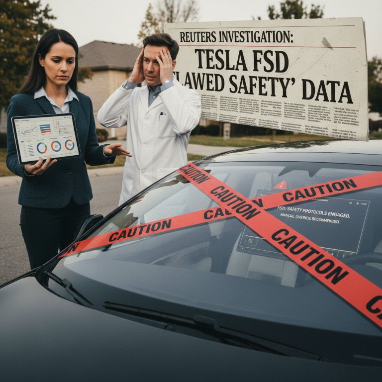 Reuters Investigation Rips Apart Tesla's FSD Safety Claims, Exposing Deep Methodological Flaws and Internal Distrust
