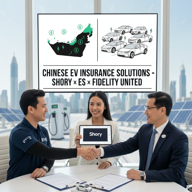 UAE EV Market Accelerates: Shory, EVS, Fidelity United Tackle Chinese EV Insurance Hurdle