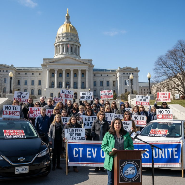 Connecticut's Proposed EV Fee Hike Ignites Outcry, Threatening State's Green Goals