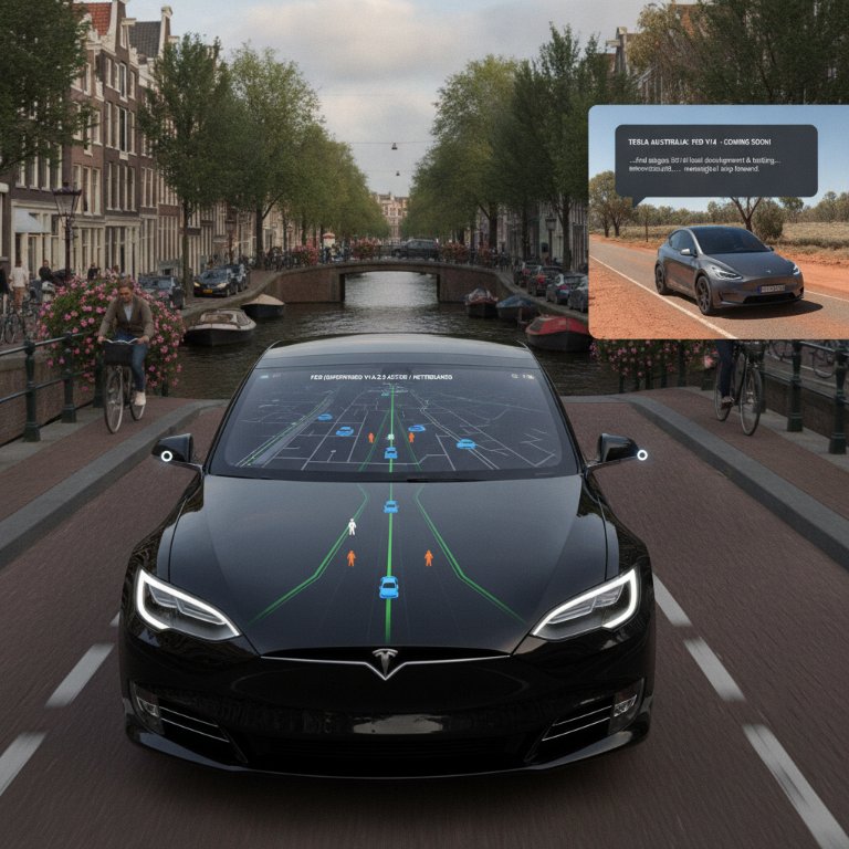 Tesla Accelerates Global FSD Push with Unified European Software and Imminent Australian Launch